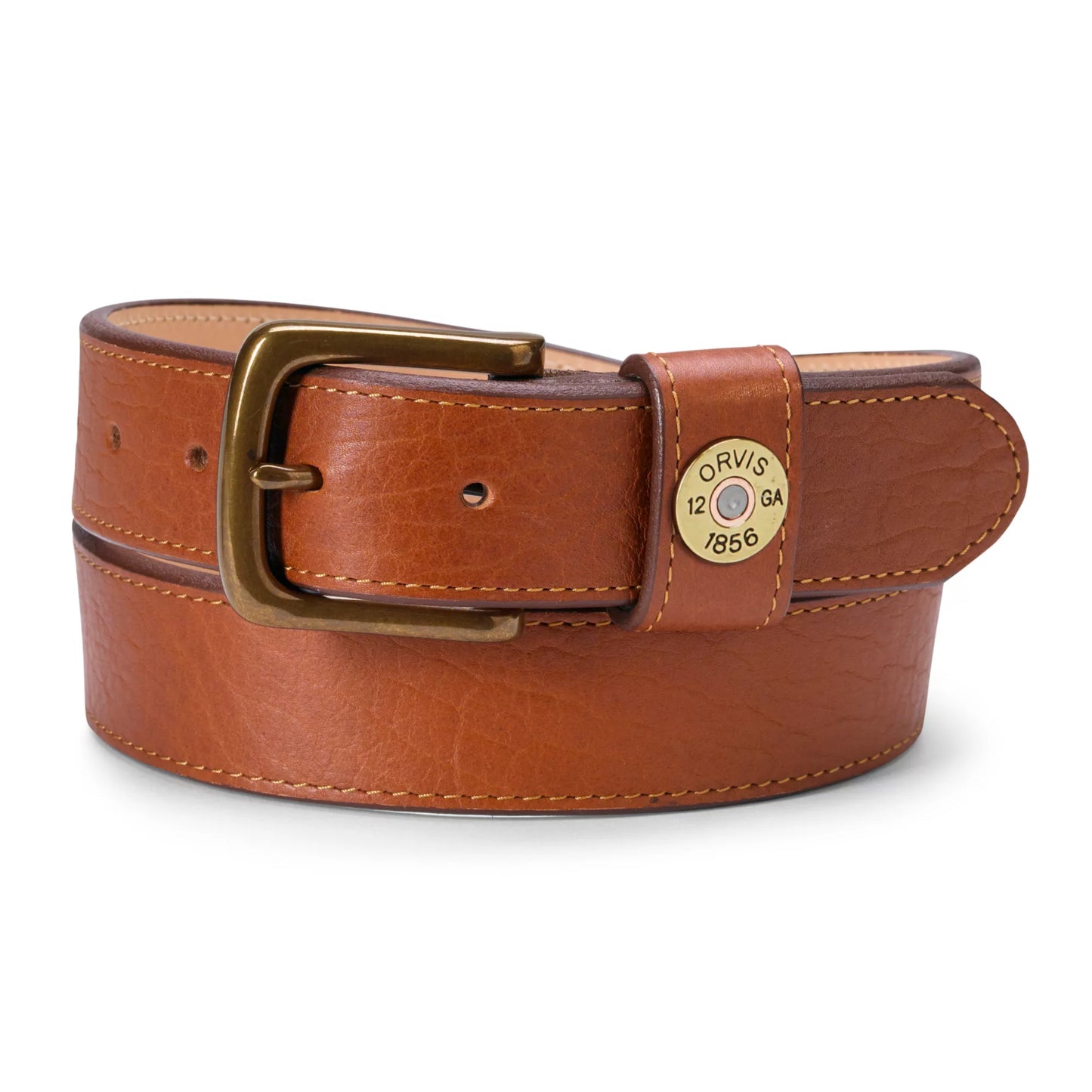 Bison Leather Shotshell Belt 2C3S BROWN