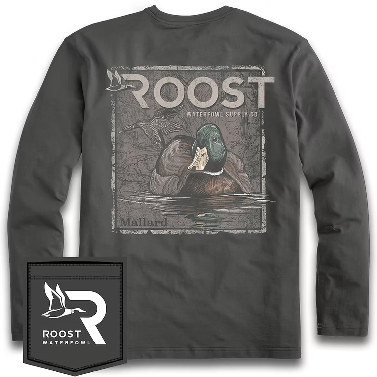 Roost Mallard Stamp L/S (RW-183LS)