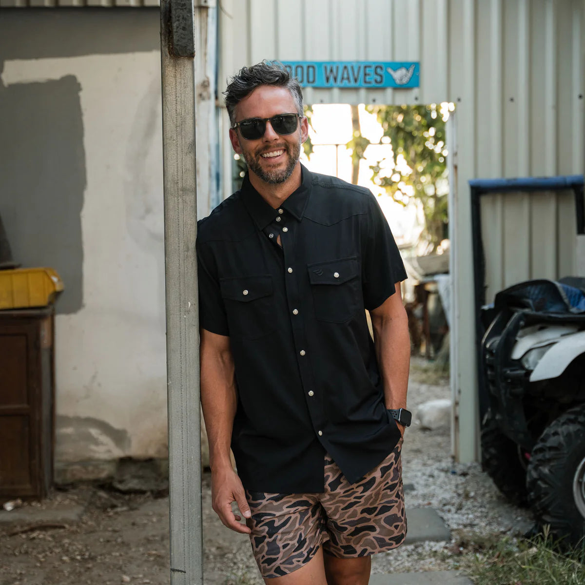 Performance Western Shirt - Black PWS-BLK