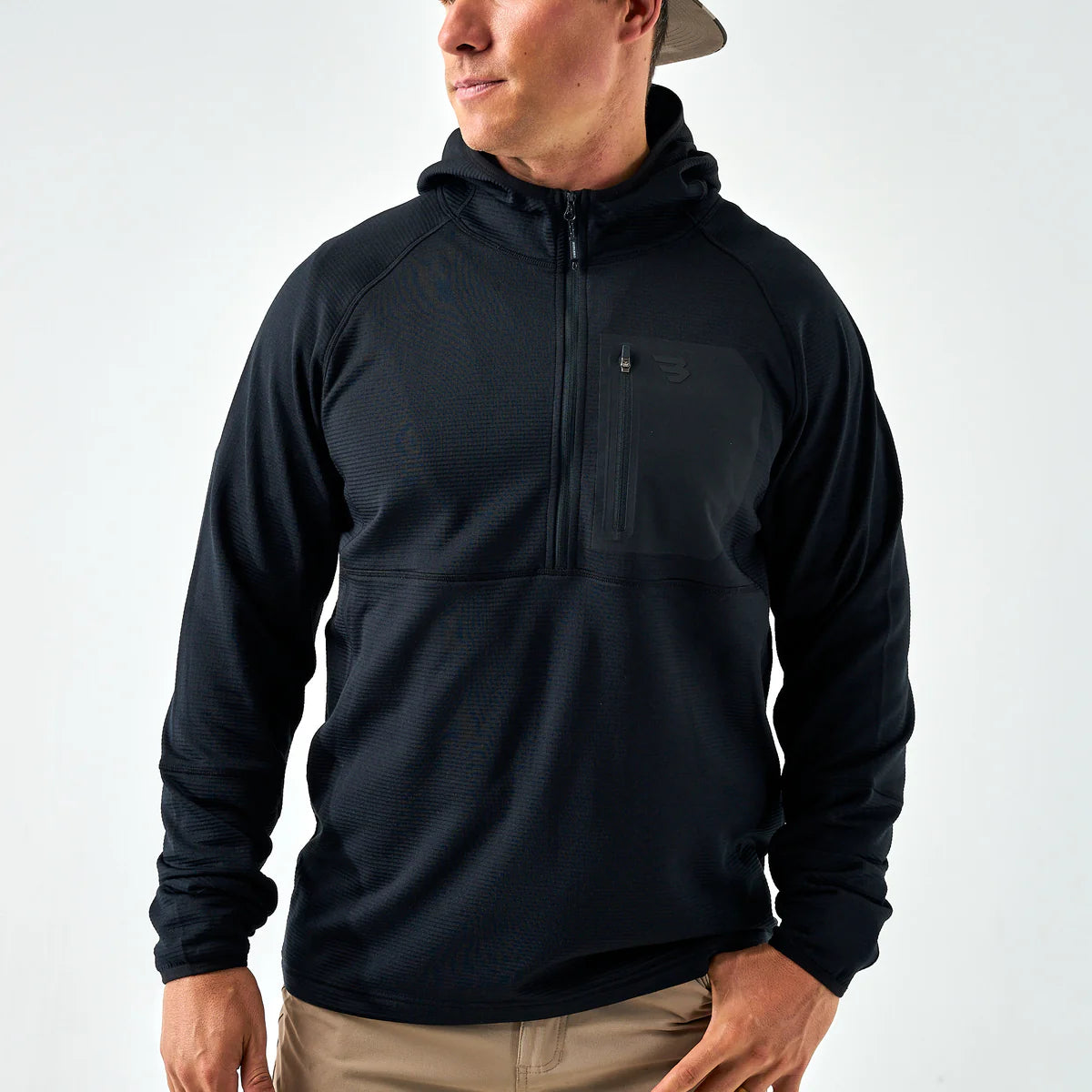Blaze Tech Quarter Zip - Black BTQZ-BLK