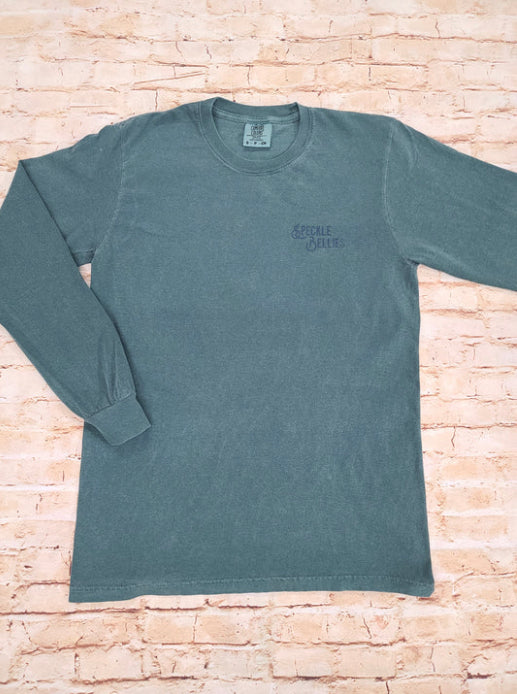 Speckle Bellies Deer Skull Long Sleeve Shirt