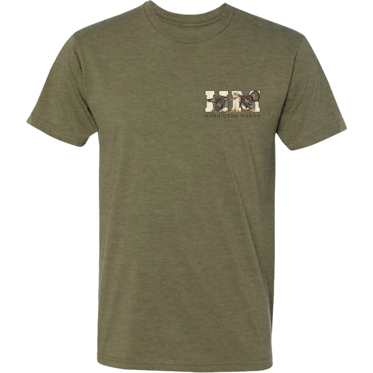 CQ554 Hurricane Marsh- Spring Rivalry Tee - Heather Olive