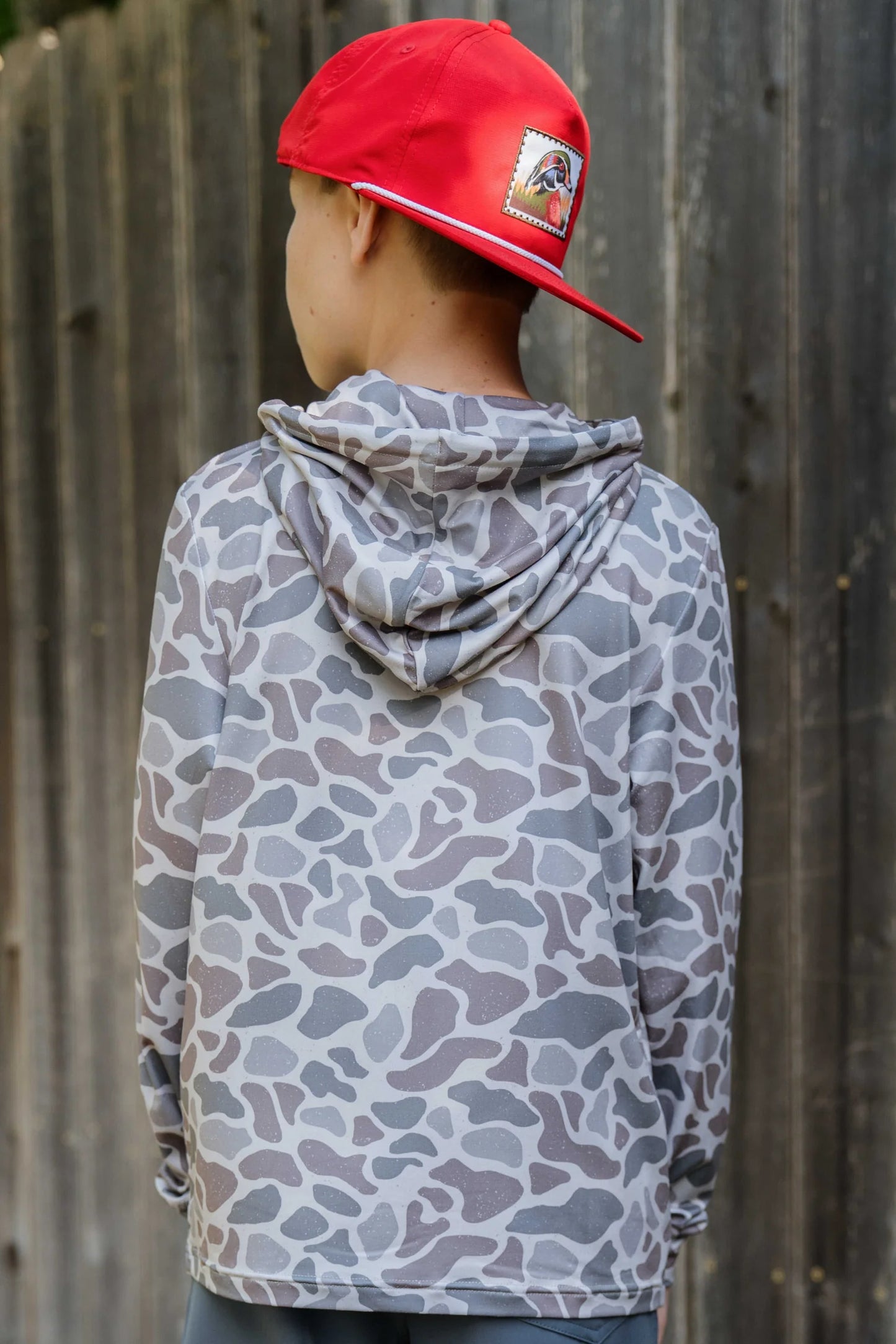 BURLEBO Youth Performance Hoodie - Classic Deer Camo Y-PH-CDC