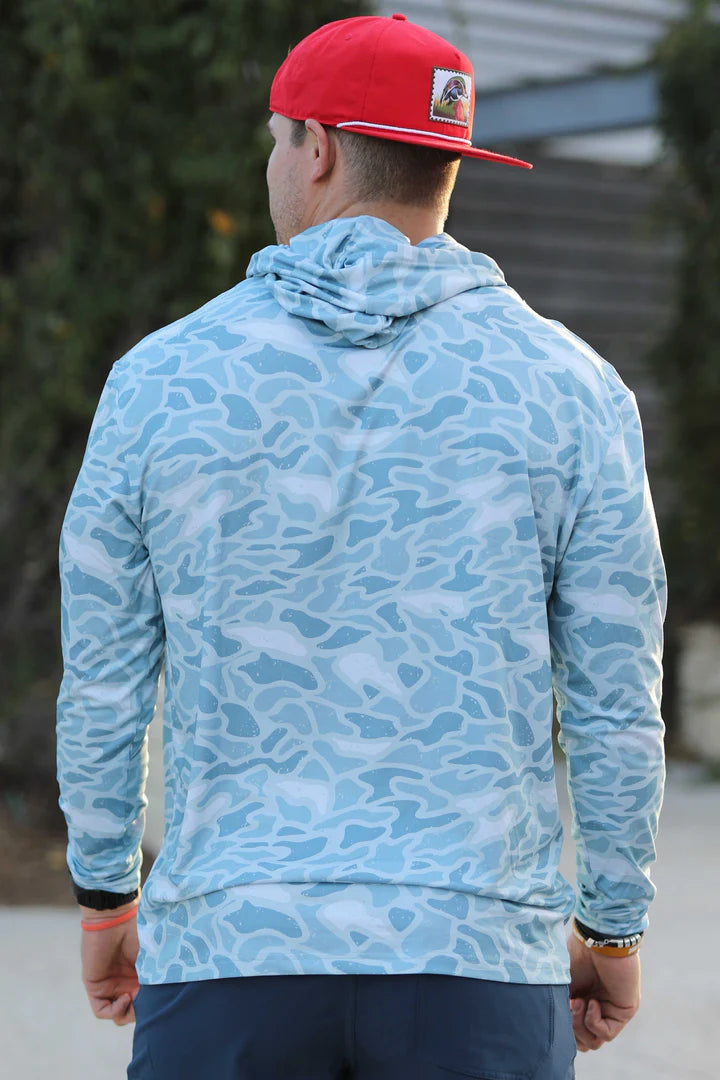 BURLEBO Performance Hoodie - Seaside Camo PH-SC