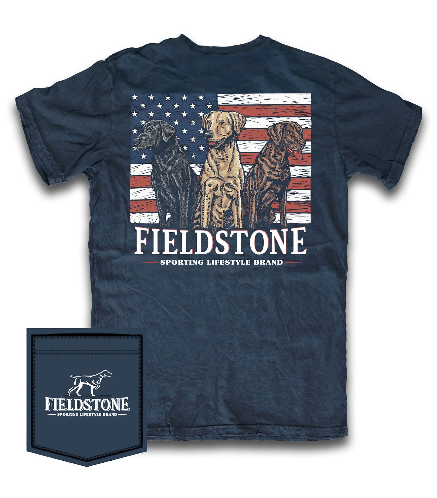 Fieldstone Youth American Labs Tee