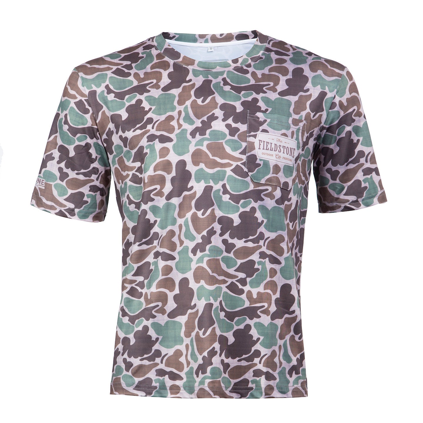 Fieldstone Dry-fit Pocketed Short Sleeve Camo r 152