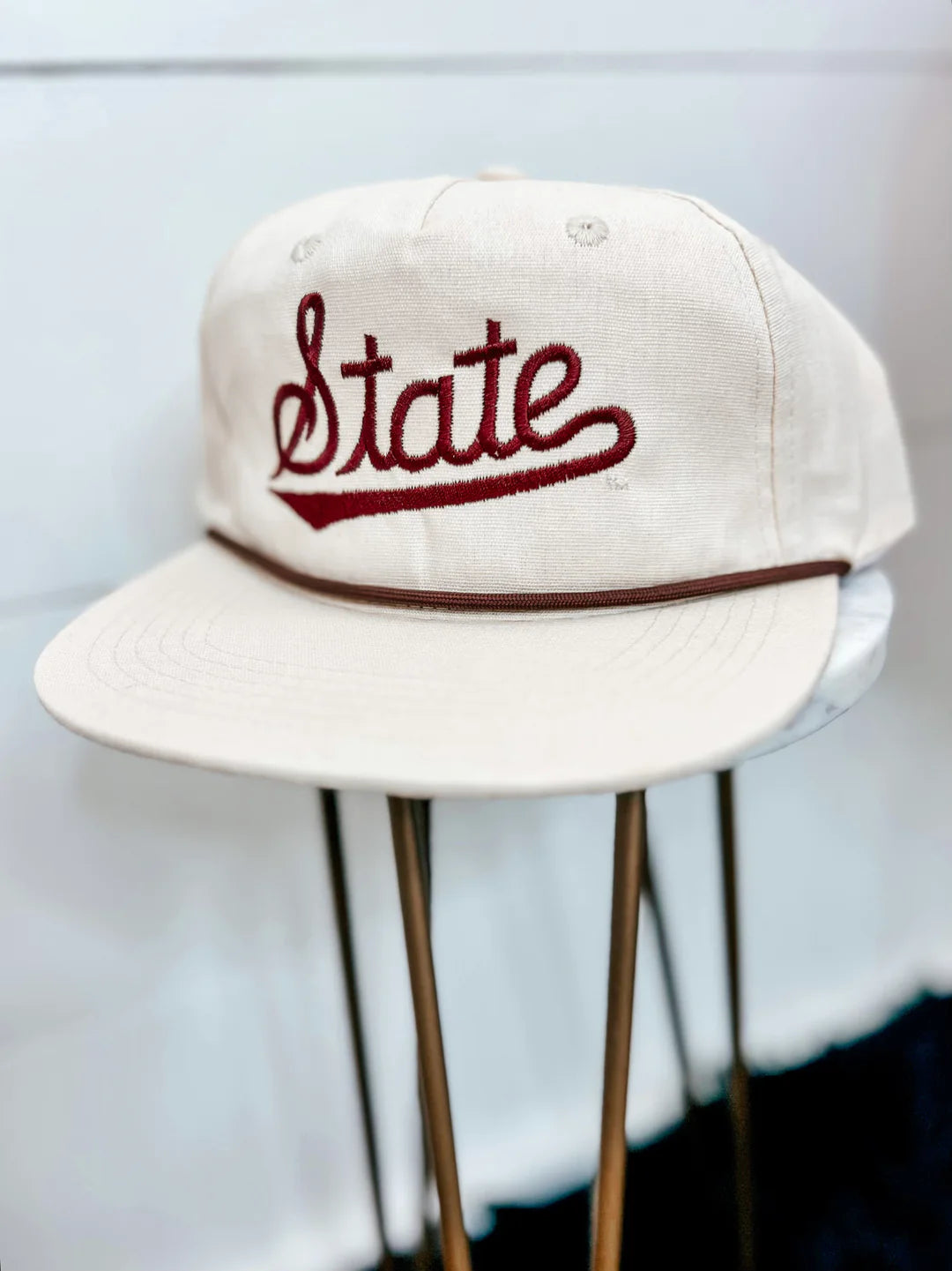 State Script Rope Cap cream 053
