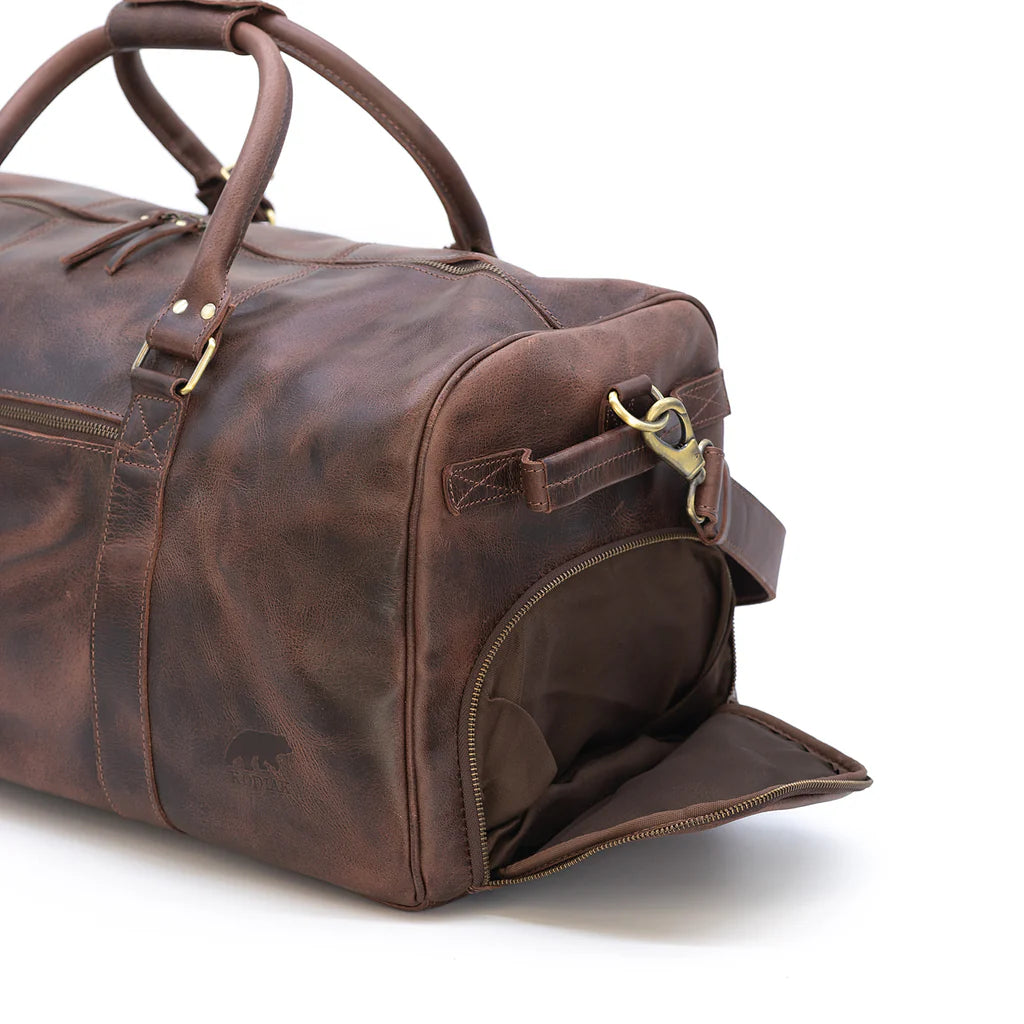 60L Weekender Duffel kodiak Antique Brown