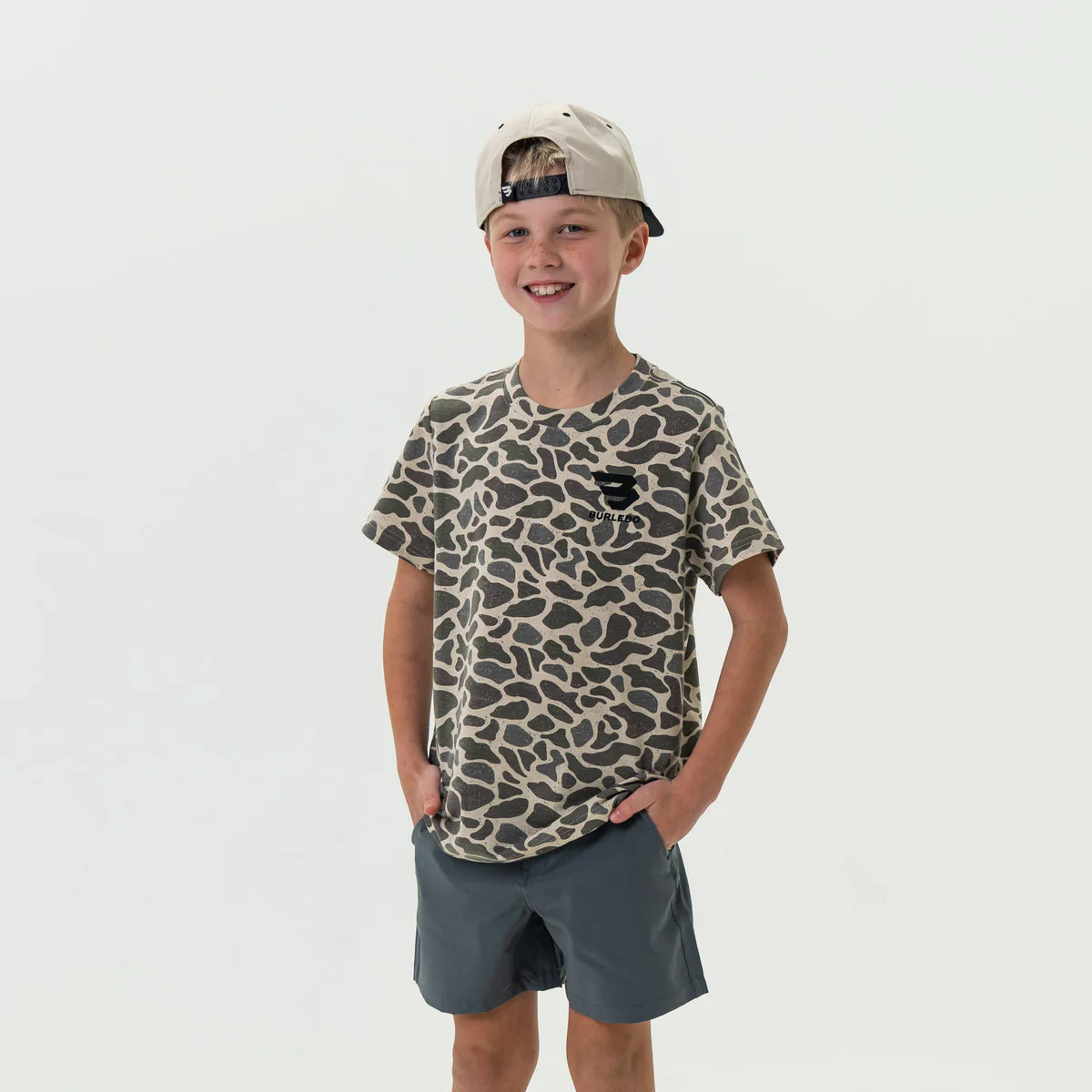Youth Classic Deer Camo SS Tee - Flying B Y-SST-CDC25