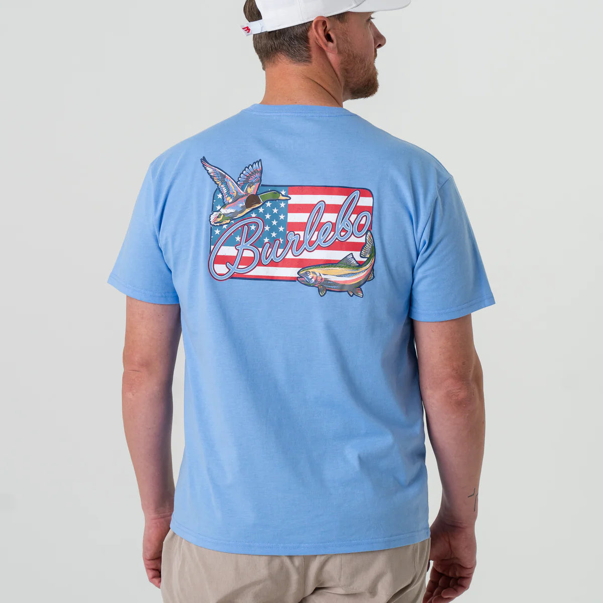 SS - BURLEBO Patch Flag - Heather Periwinkle SS-PB