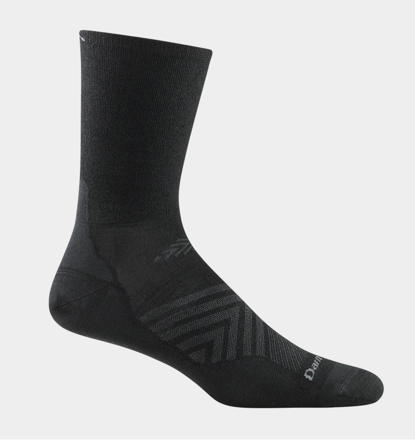Men's Run Micro Crew Ultra-Lightweight Running Sock 1035 black