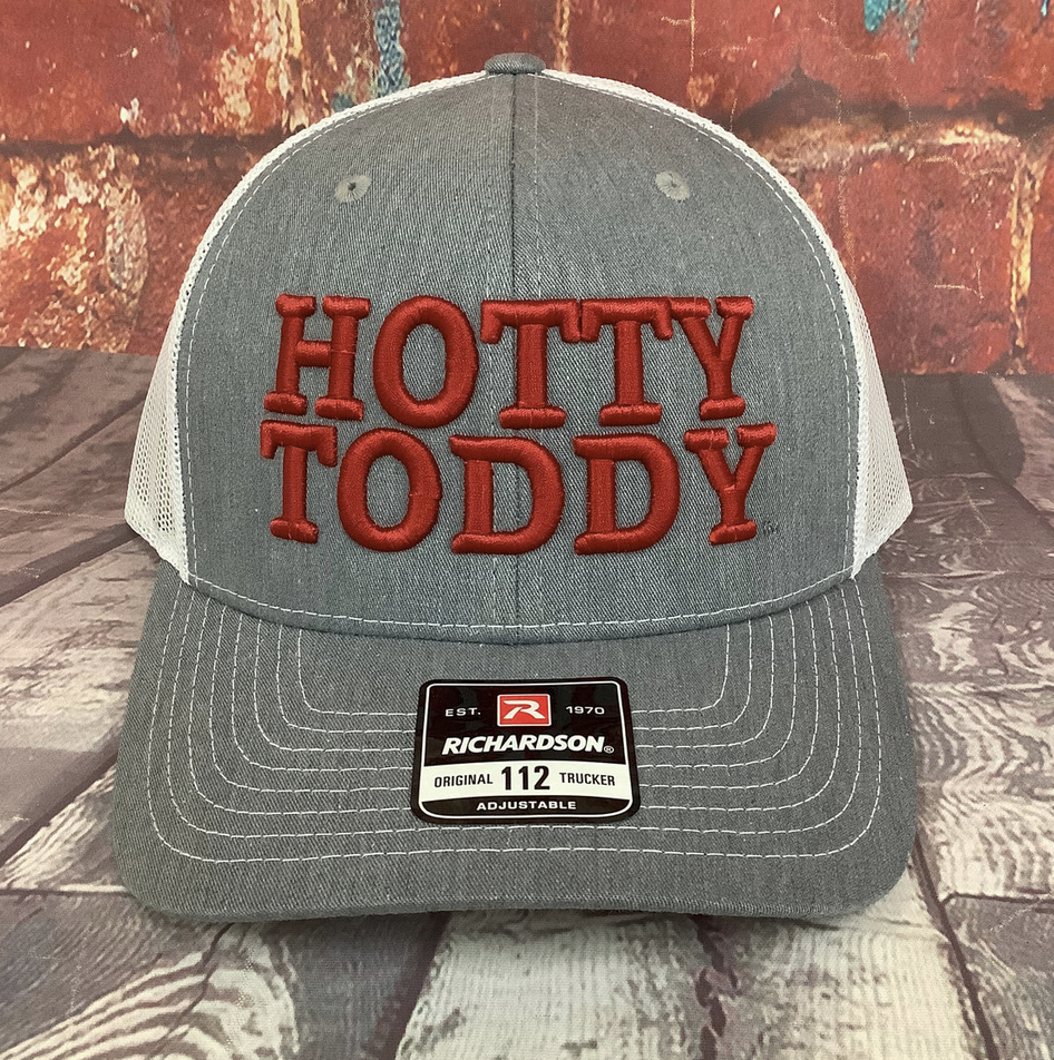 Hotty Toddy Stacked Puff gray/white