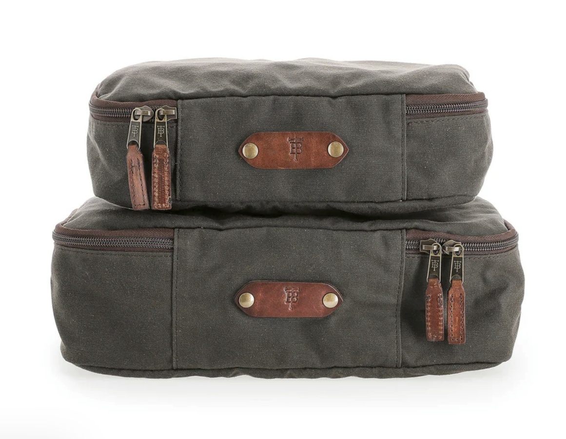 Canvas Packing Cube Bark Medium Tom Beckbe Bag