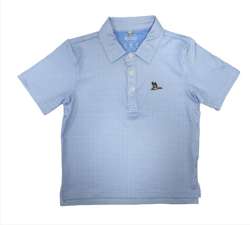 Roost Flyway Polo (RW-215) Youth Polo Blue
