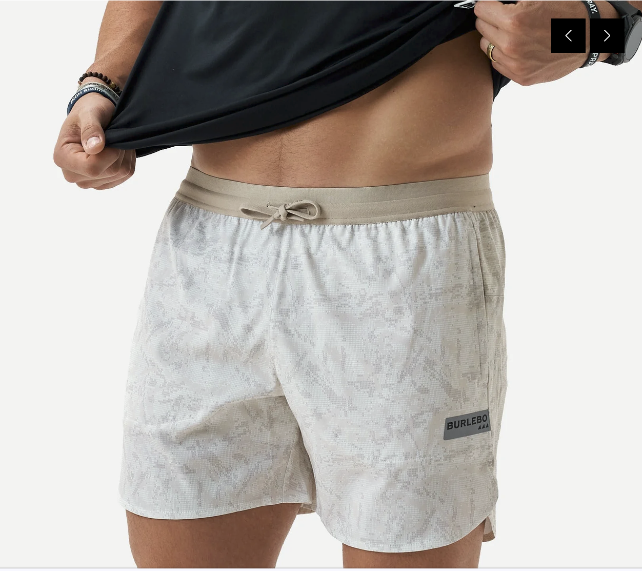 Training Short RUNS-DIGC-IVR - Digi Camo - Ivory