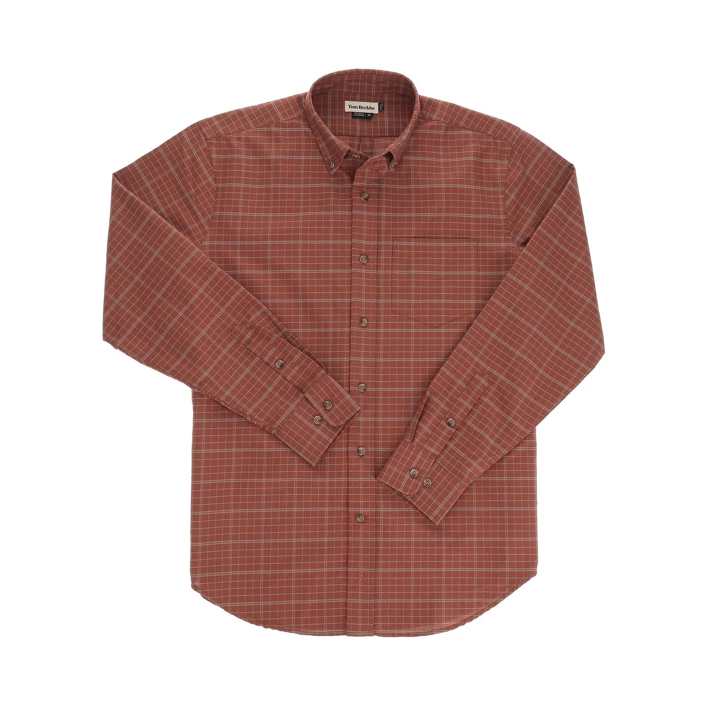 Culver Oxford Shirt Color: Barnwood Red