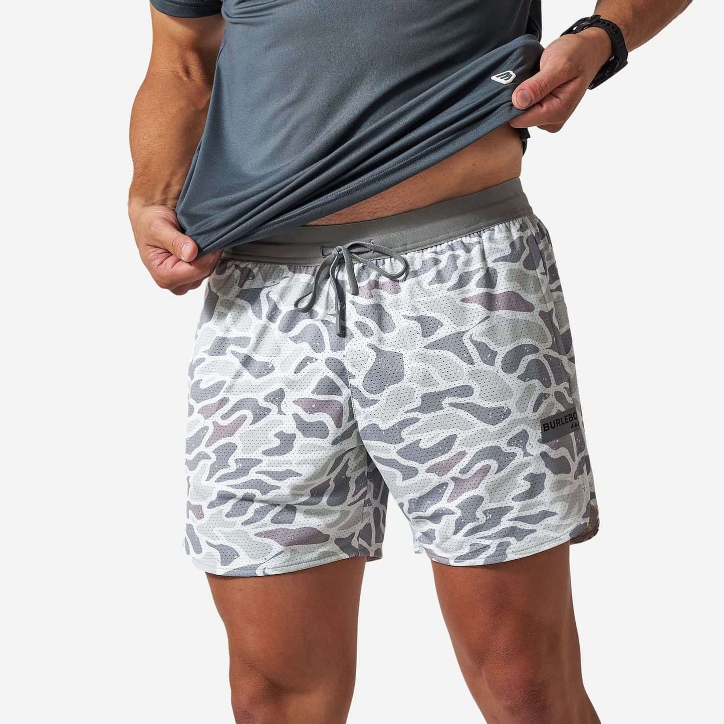 MTS-WC Mesh Training Shorts - White Camo