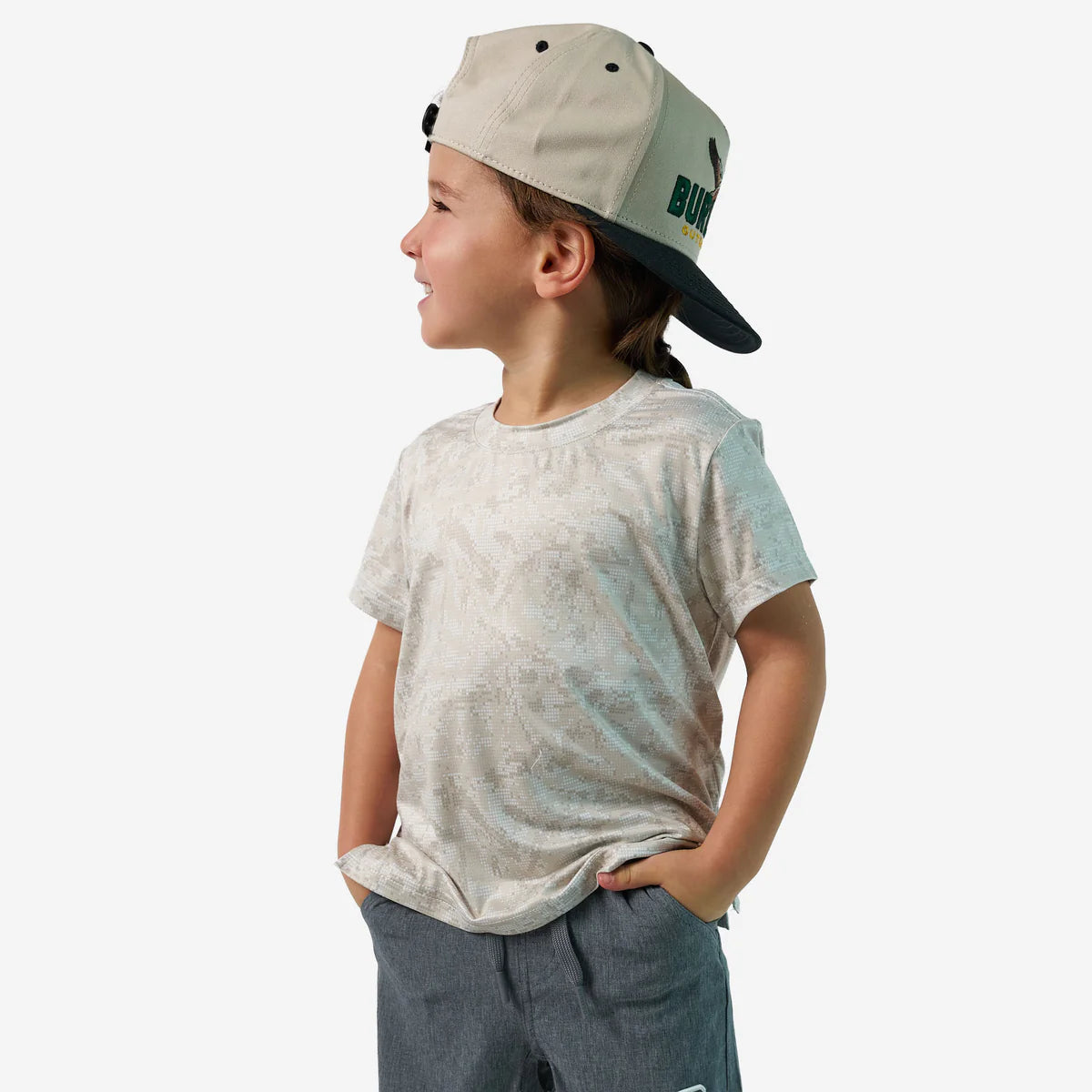 Youth Go To Tee - Digi Camo - Ivory Y GTT IVR