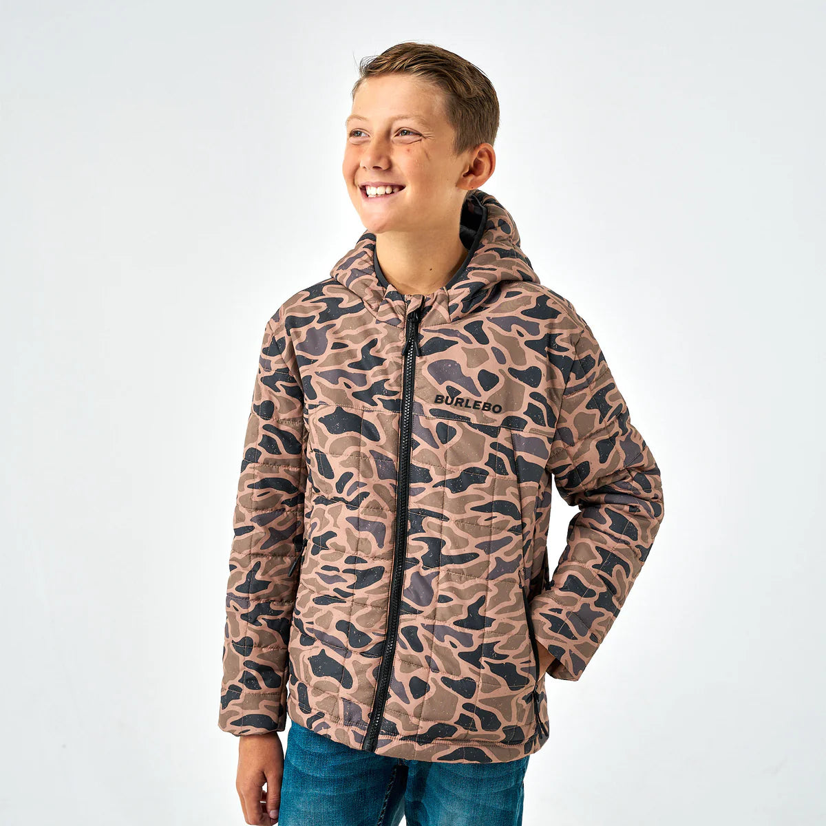 Youth - Puffer Jacket - Gauge Camo Y-PJACK-GC