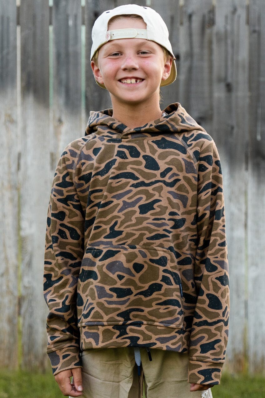 Youth Fleece Hoodie - Gauge Camo Y-FH-GC