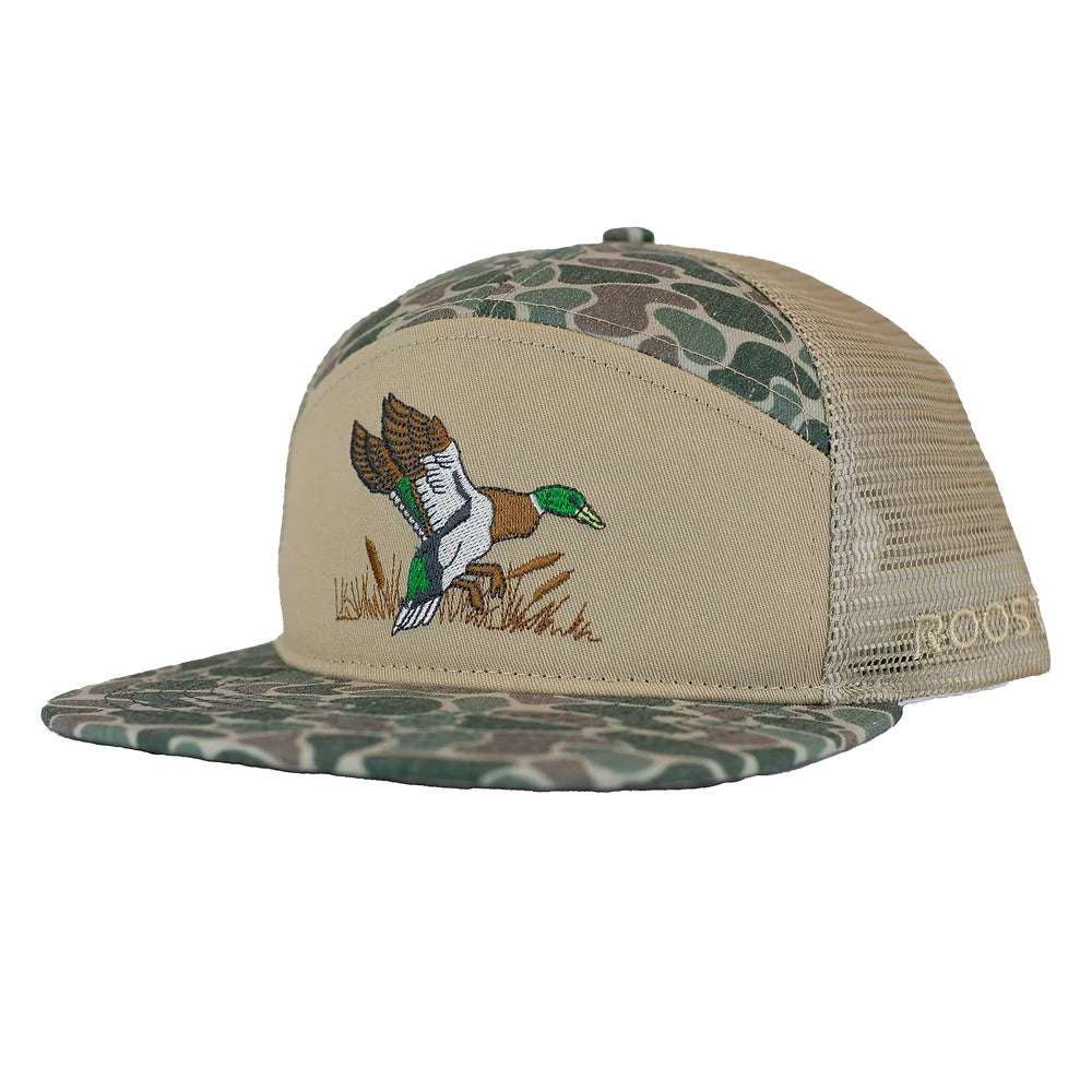 Youth Roost 7 Panel 3D Puff Full Color Duck Logo R-RH-R-88Y