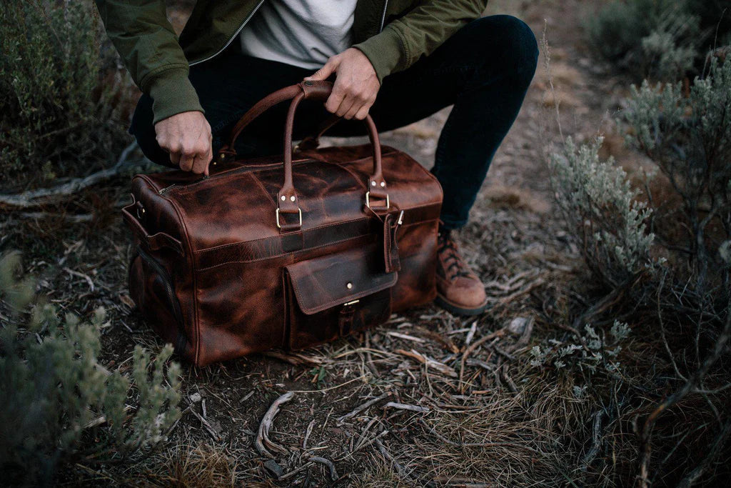 60L Weekender Duffel kodiak Antique Brown