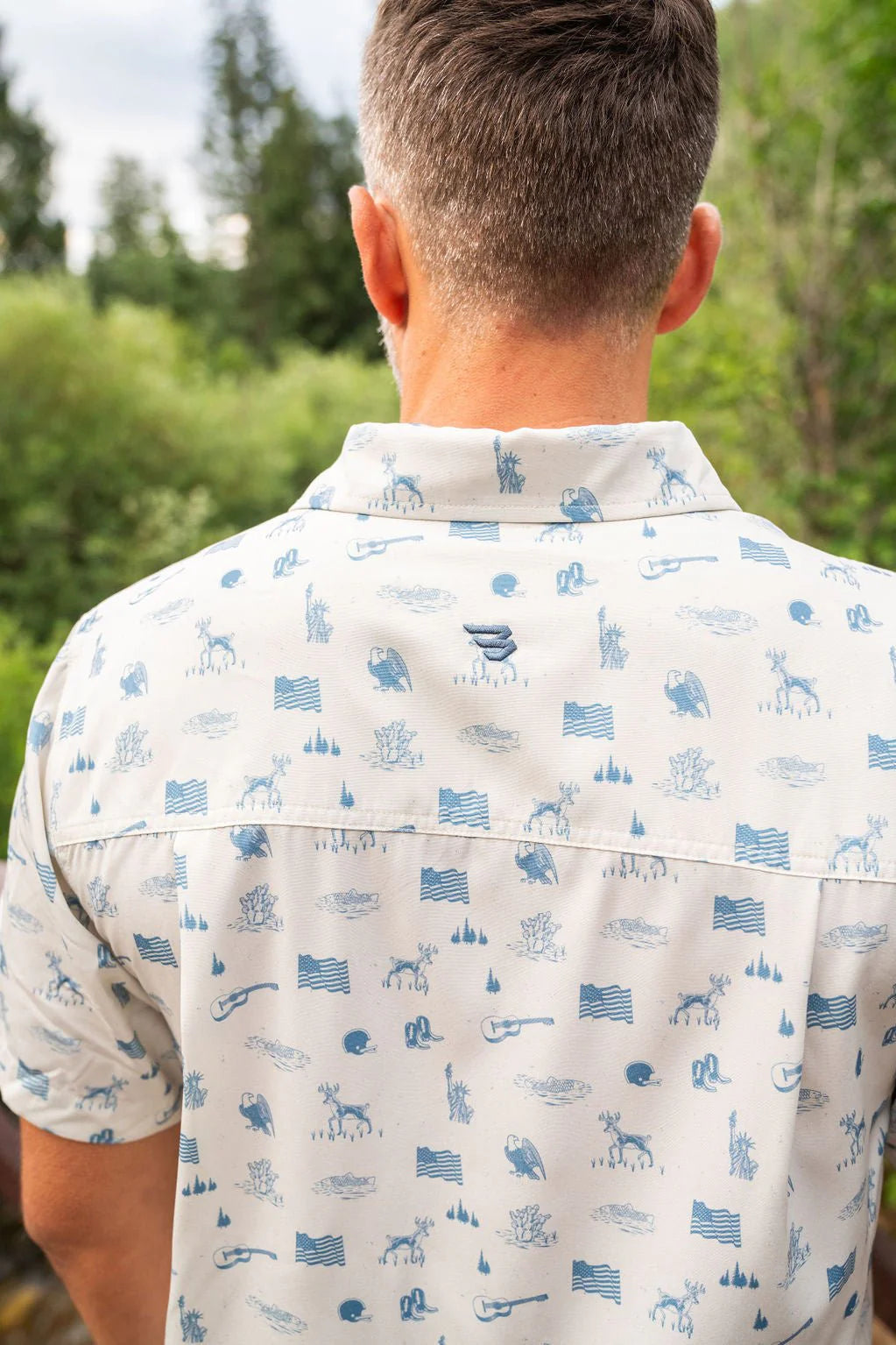 Burlebo Performance Button Up - America the Great PBU-ATG