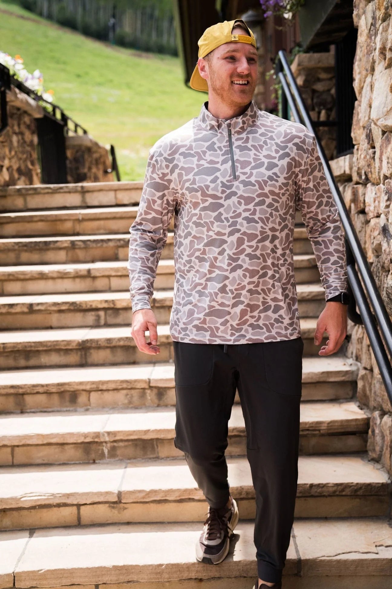 Performance Quarter Zip - Deer Camo