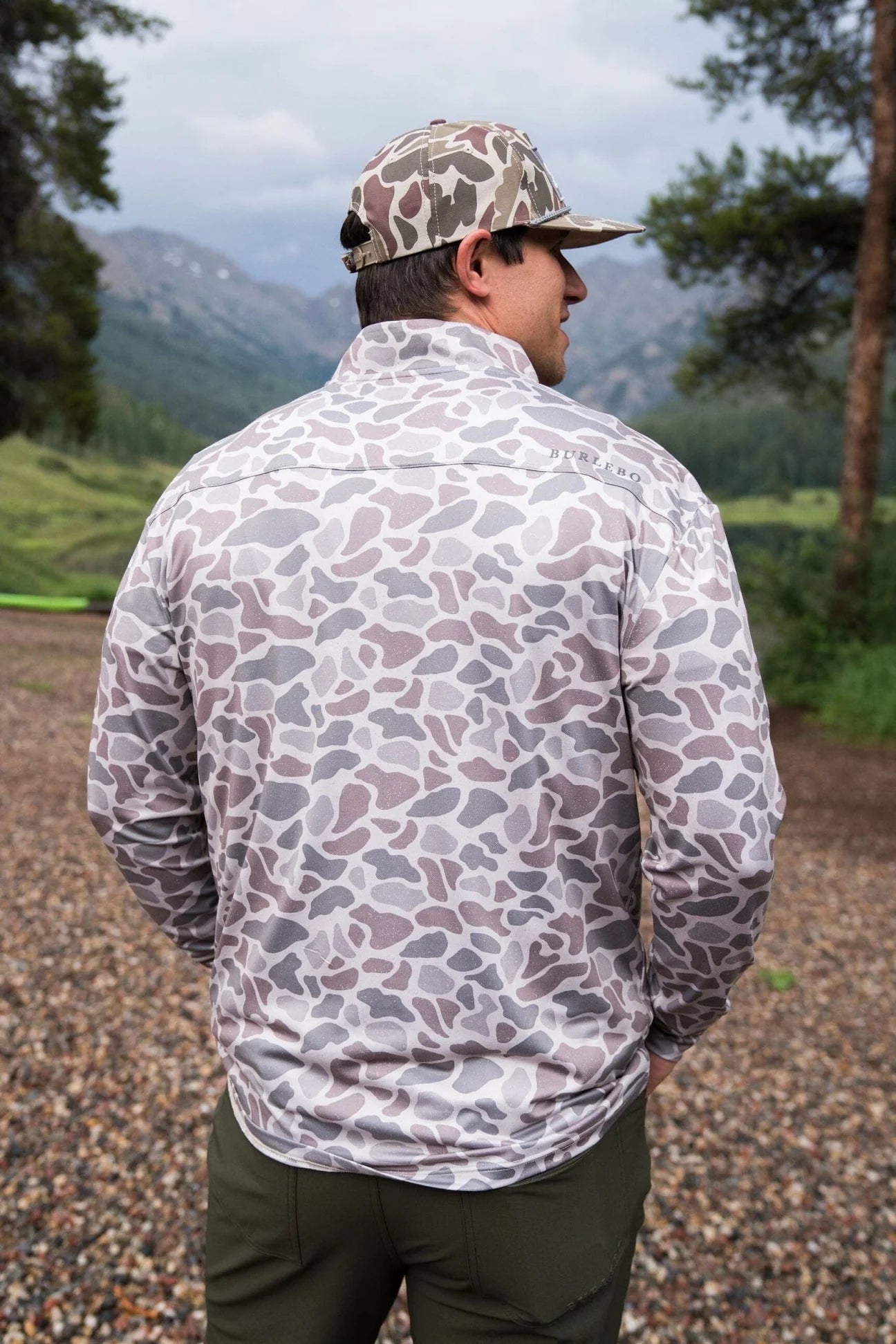 Performance Quarter Zip - Deer Camo