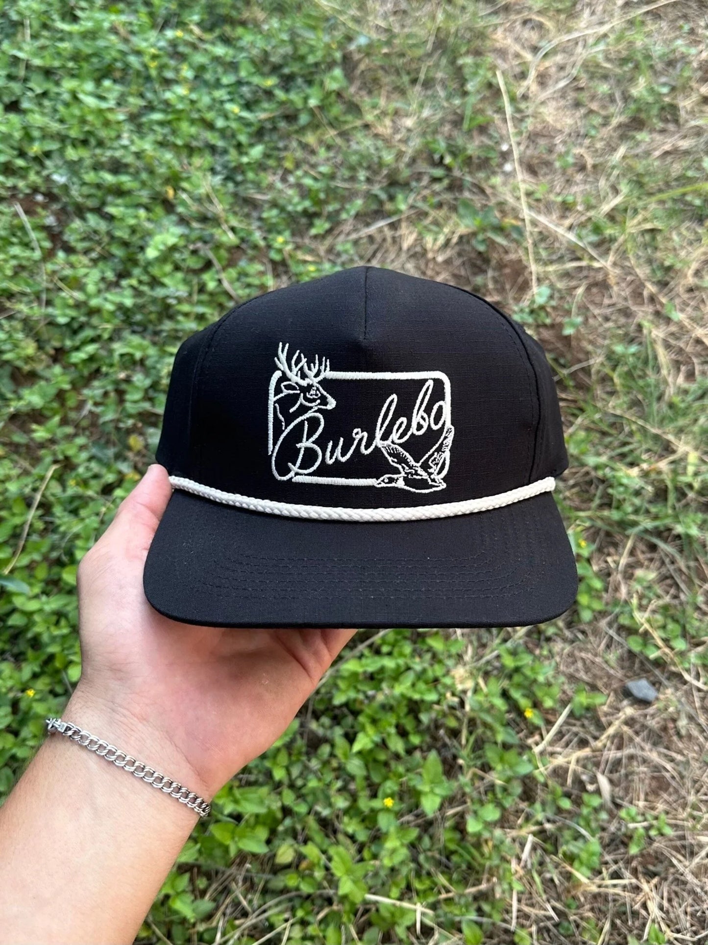 Youth Hat- Black Patch Logo