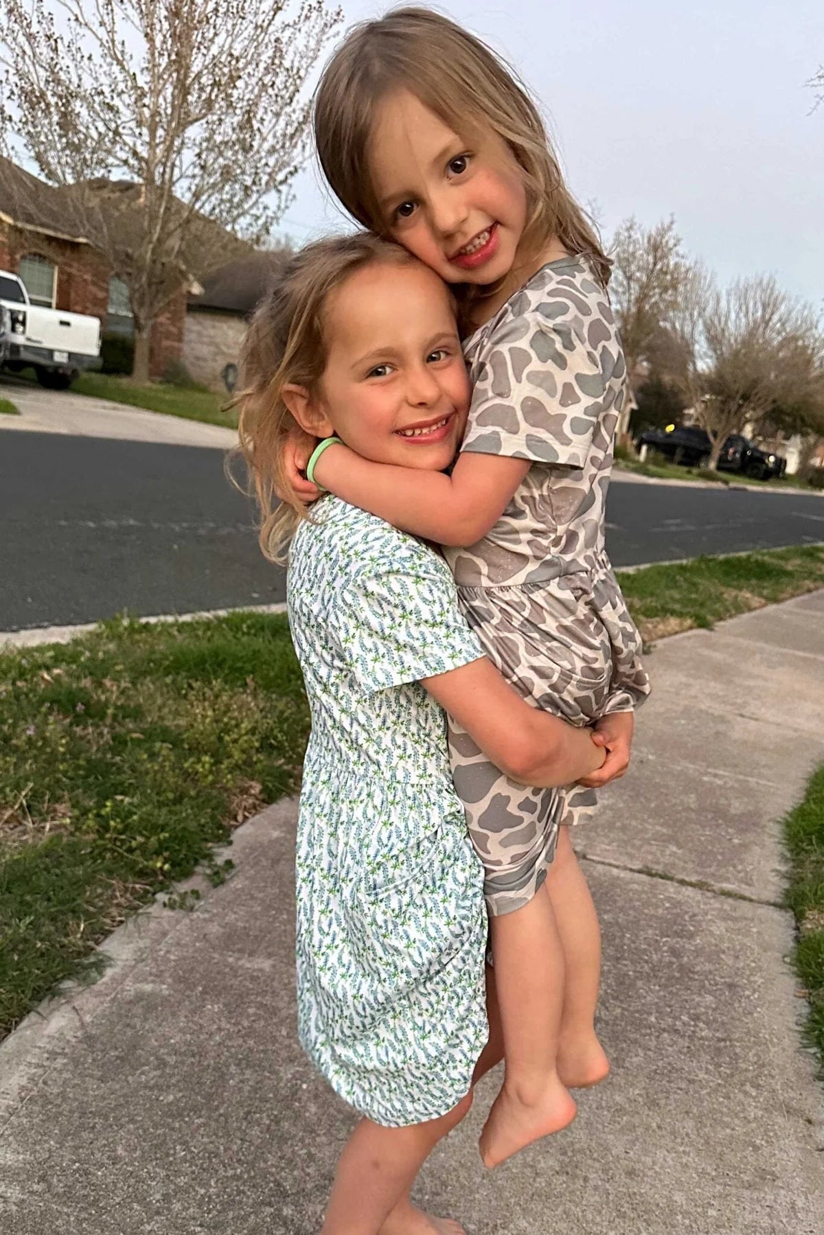 Youth Girls Dress - Bluebonnets Y-GD-BB