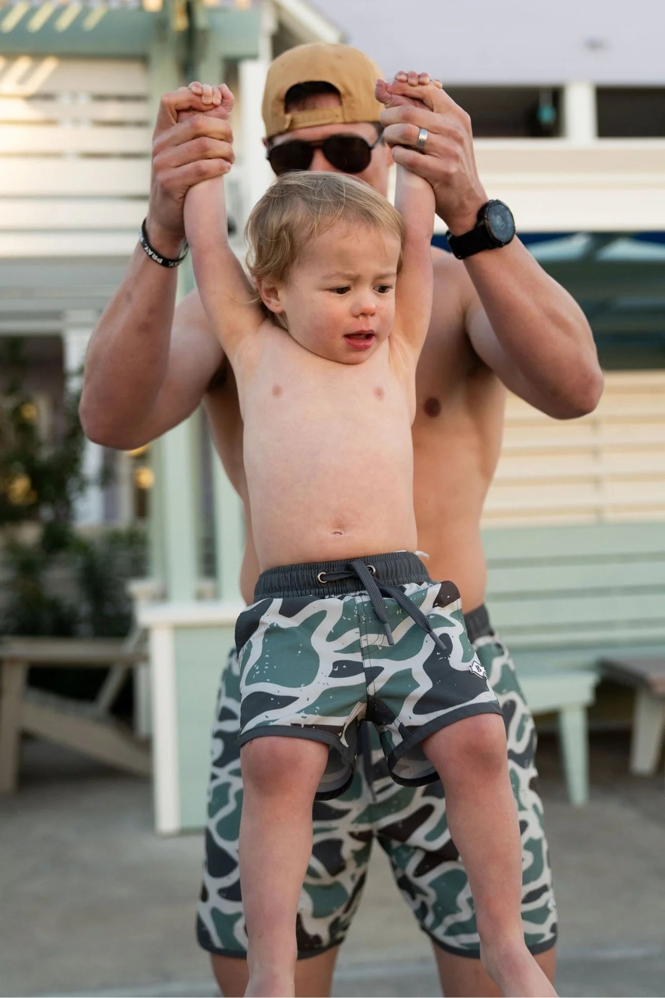 Youth Swim Trunk - Jumbo Retro Duck Camo Y-ST-JC