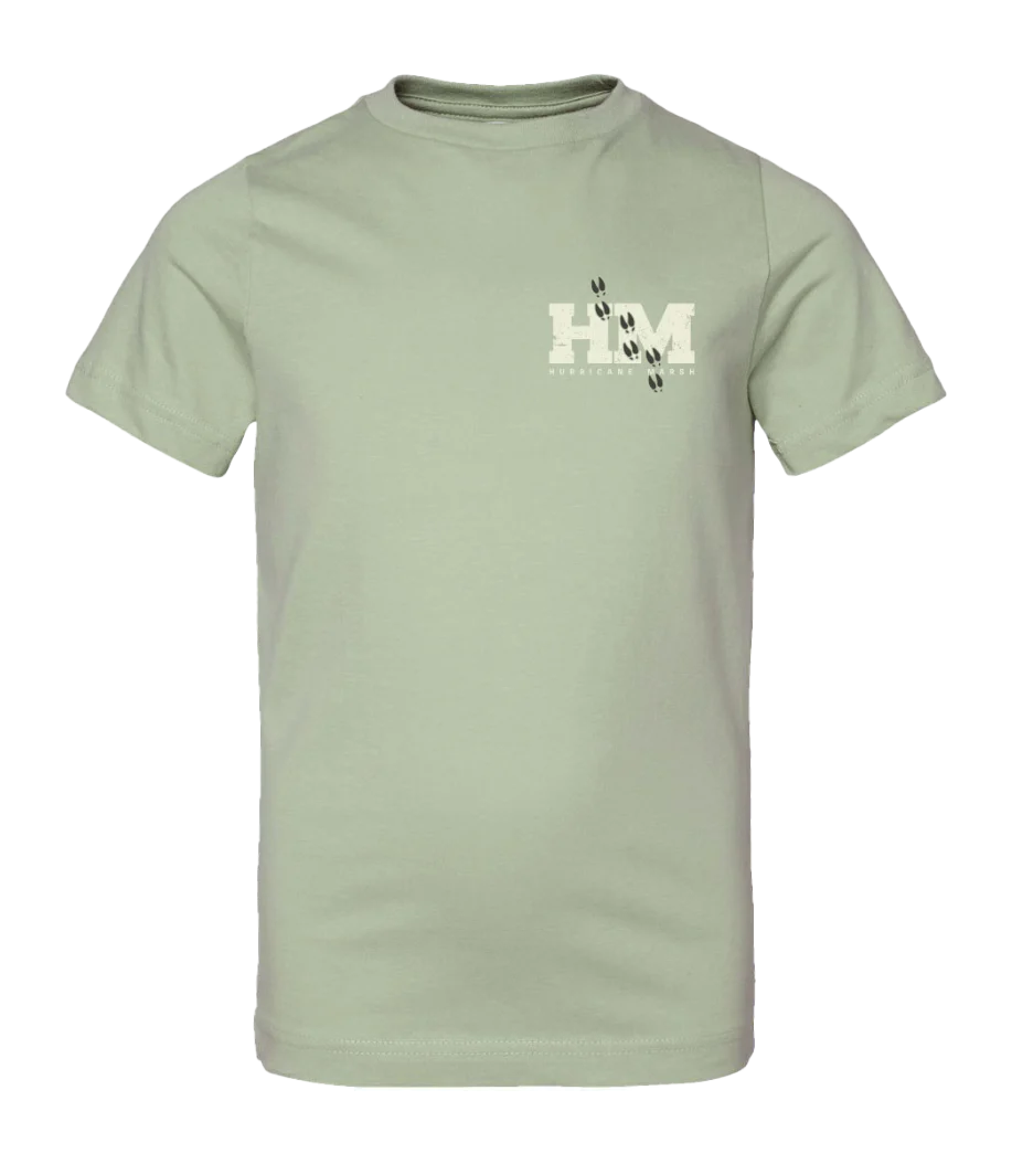 CN021 Hurricane Marsh Youth - Trophy Buck Tee - Sage
