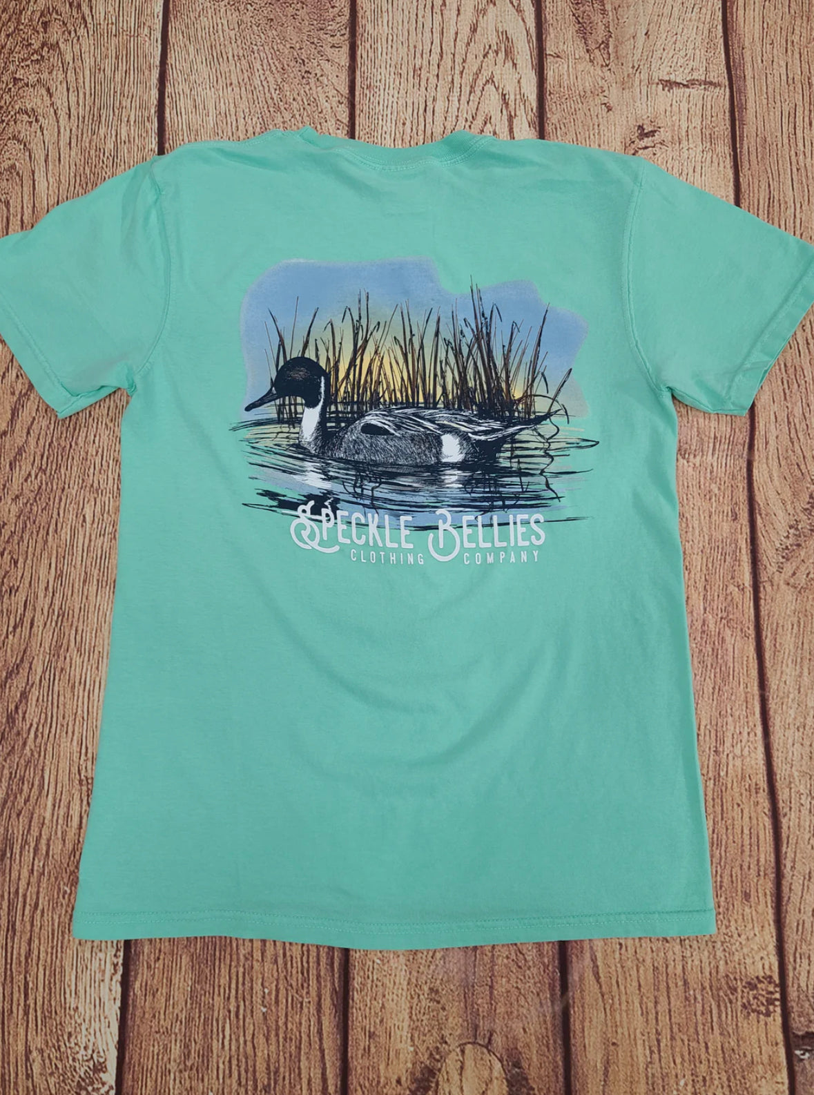 Speckle Bellies - Pintail Sunrise Pocket Tee