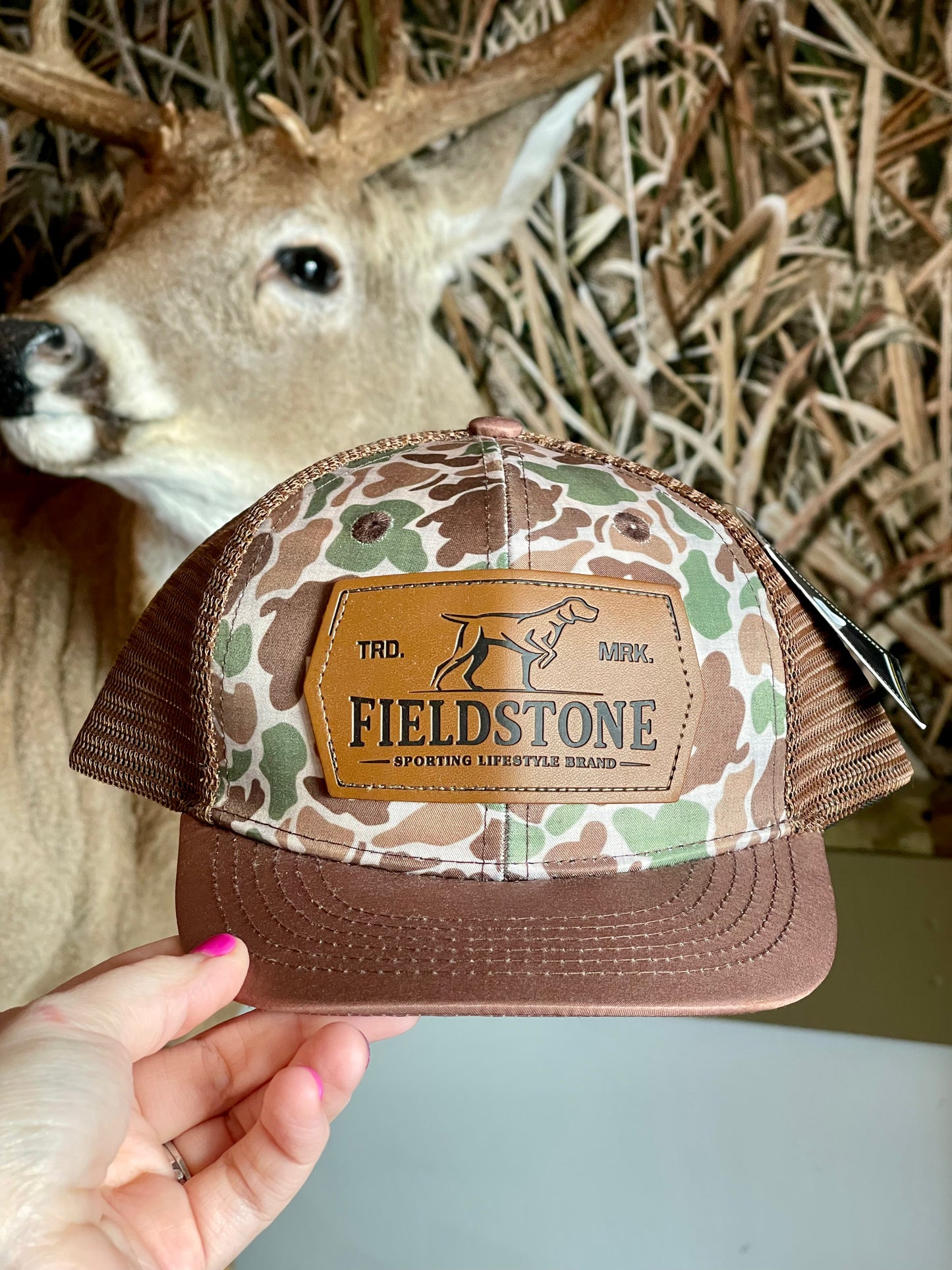Youth Old Camo Fieldstone Hat