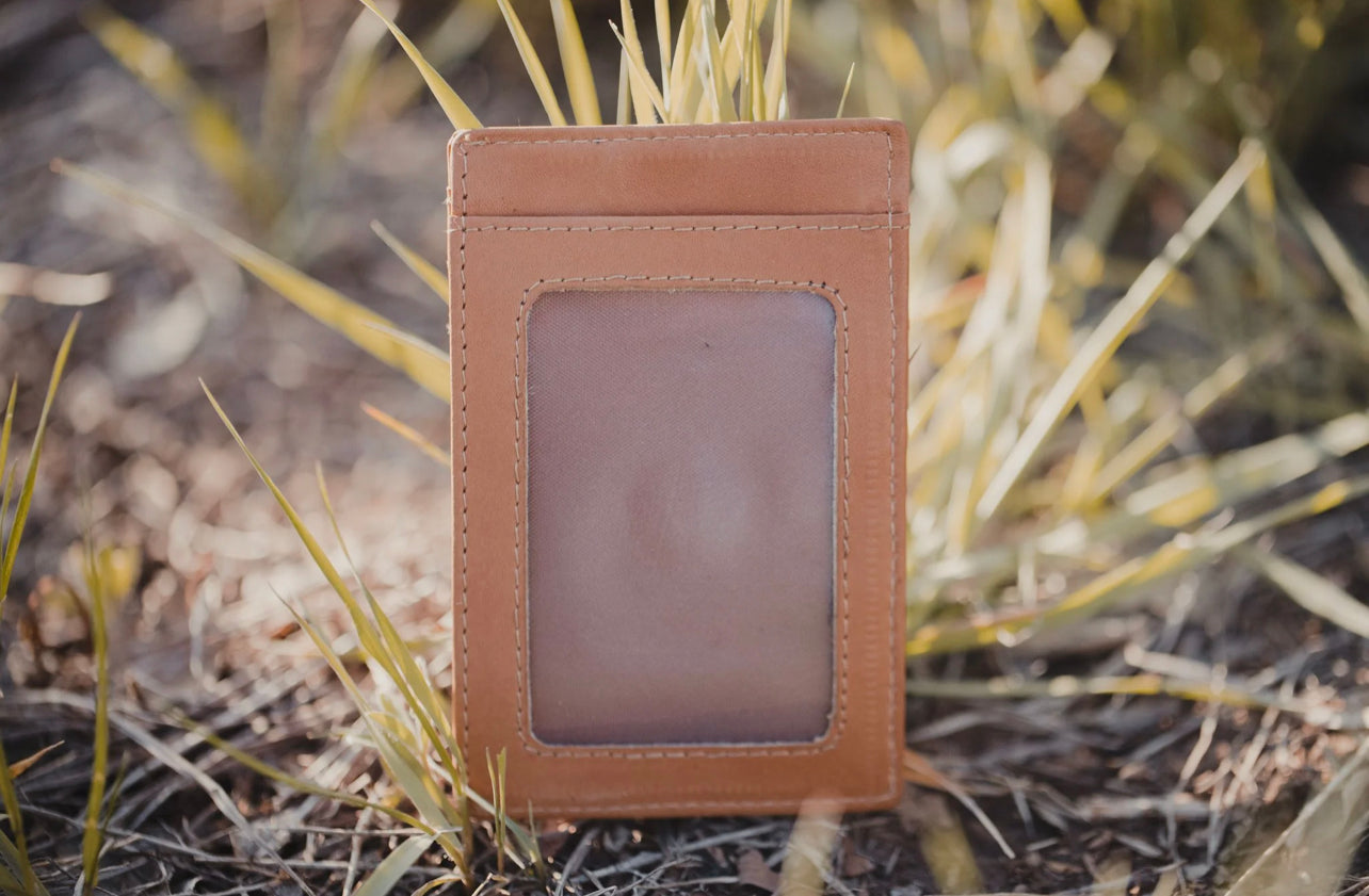 Kodiak Leather Money Clip - Tan