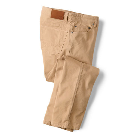 5-Pocket Stretch Twill Pants - Desert Khaki