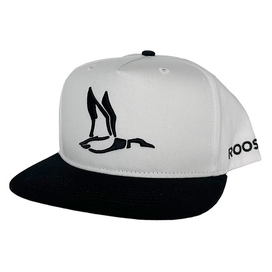 Roost Canvas Black & White Hat (RH-R-149)