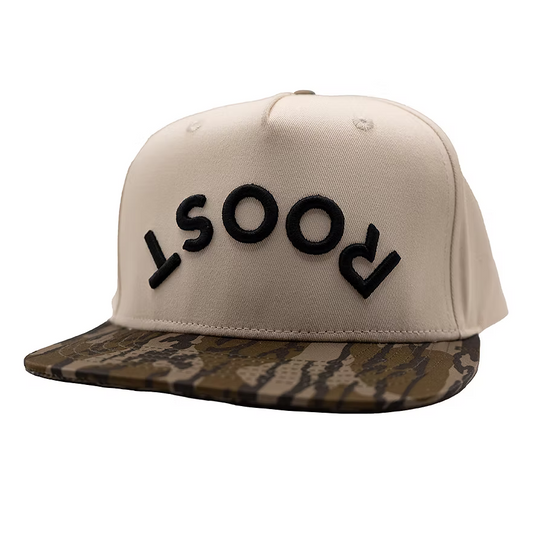 Roost Bottomland Camo Bill Logo Hat (RH-R-167)