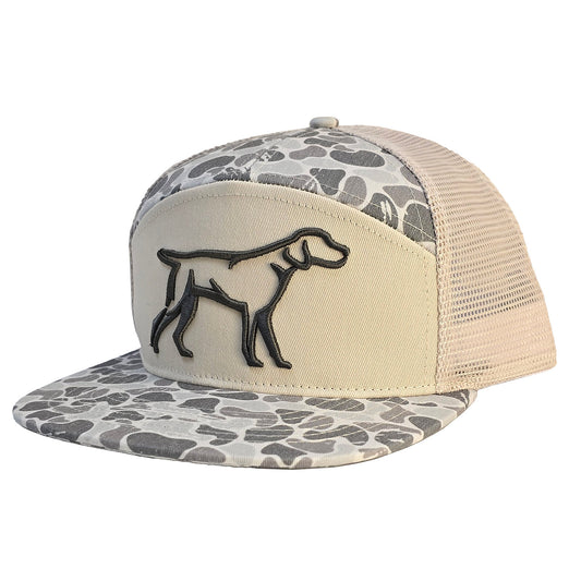Green Backwoods Camo 7 Panel 3D Puff (RH-188)