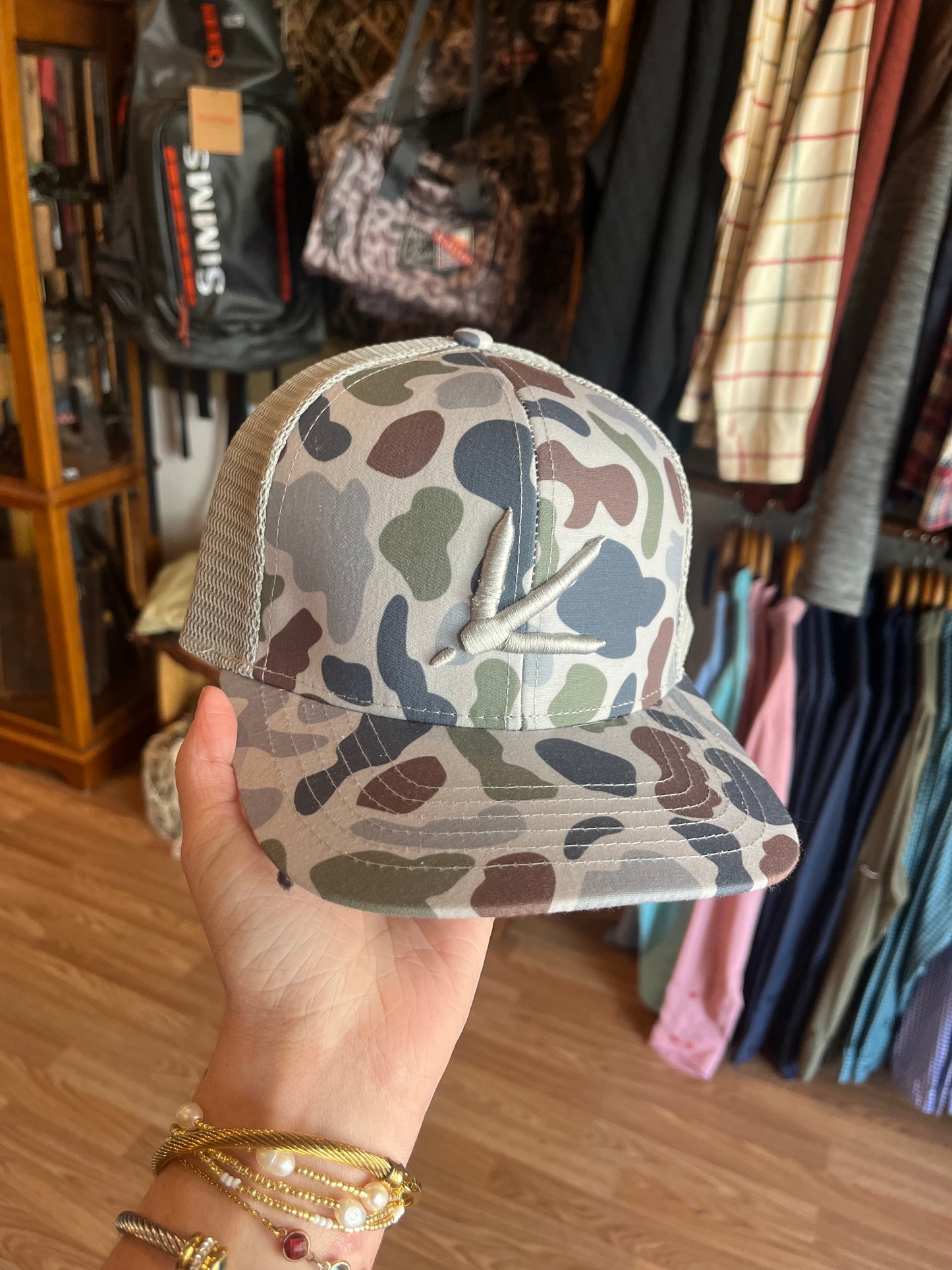 Old School Camo Turkey Track Hat