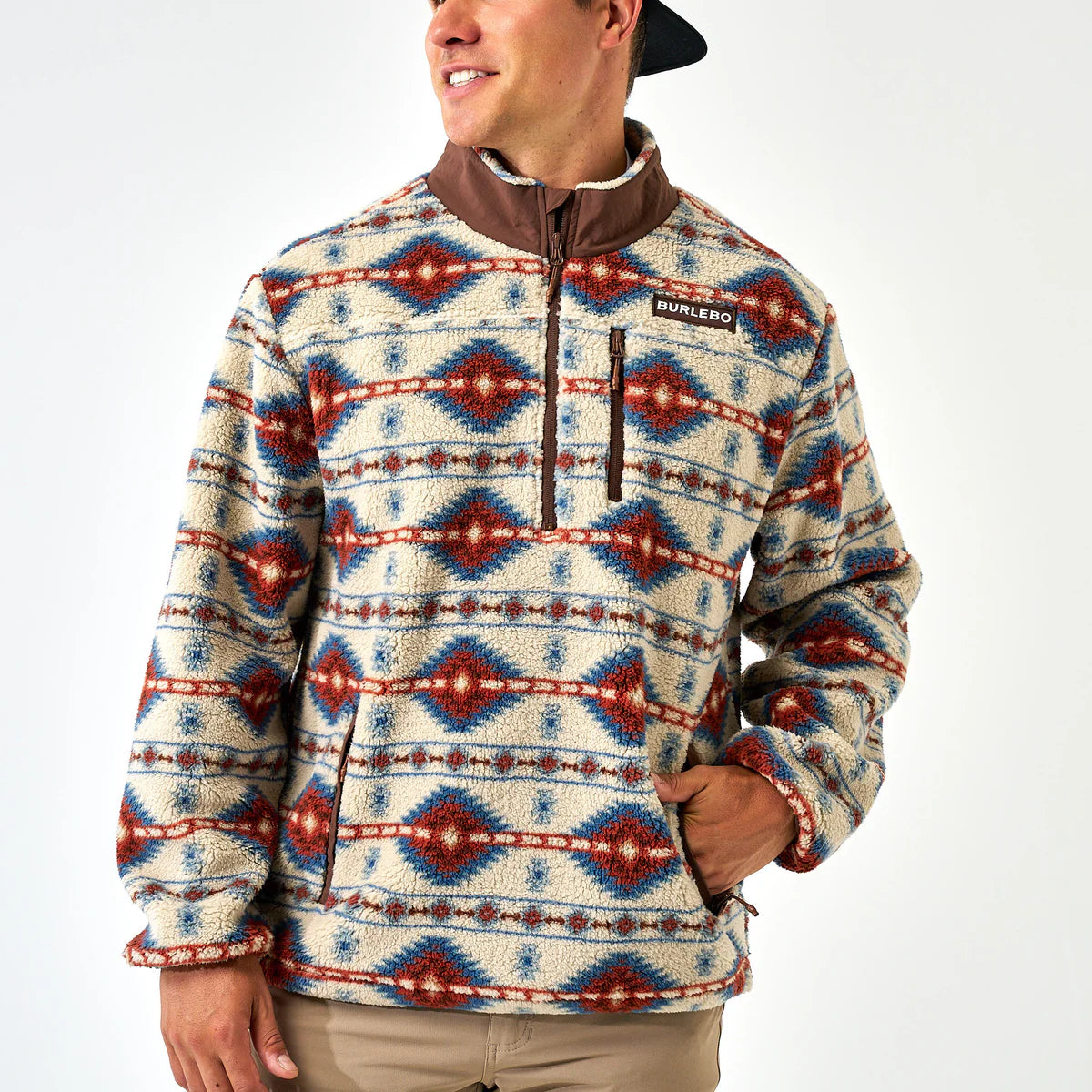 Mountain Fleece Sherpa - Quarter Zip - Arizona Aztec AAZQZ