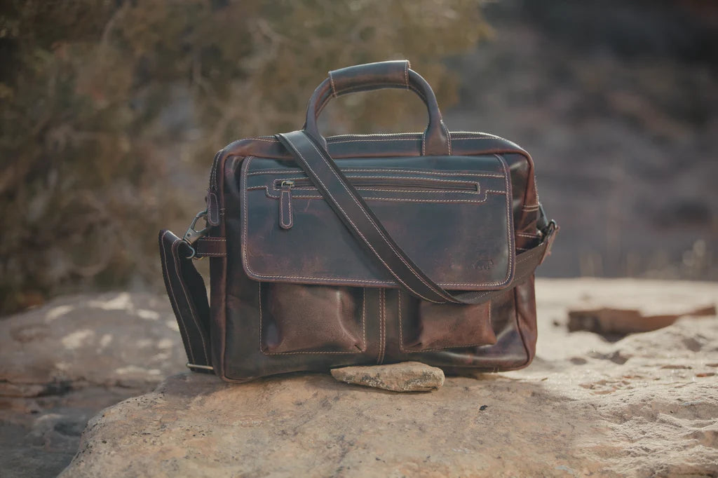 Buffalo Leather Pilot Bag