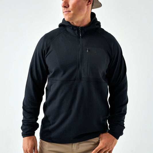 Blaze Tech Quarter Zip - Black BTQZ-BLK