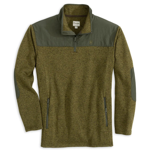 Hybrid 1/4 Zip: Olive