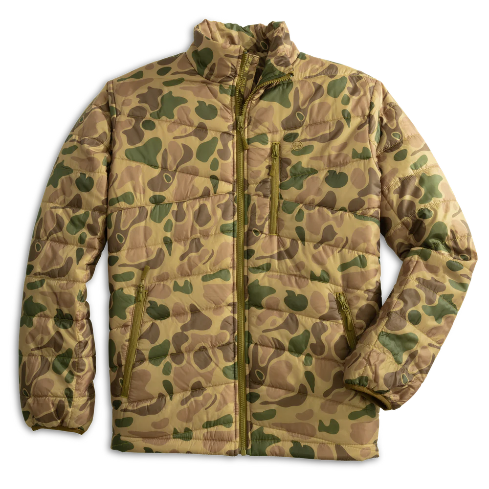 Open Country Down Jacket: Heybo Traditions Camo 9406 – The Duck Blind