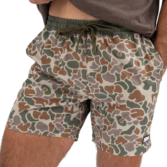 GRSCATHSS Hurricane Marsh Athletic Shorts - Grassland Camo