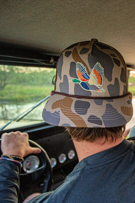 Burlebo Retro Camo Duck Hat