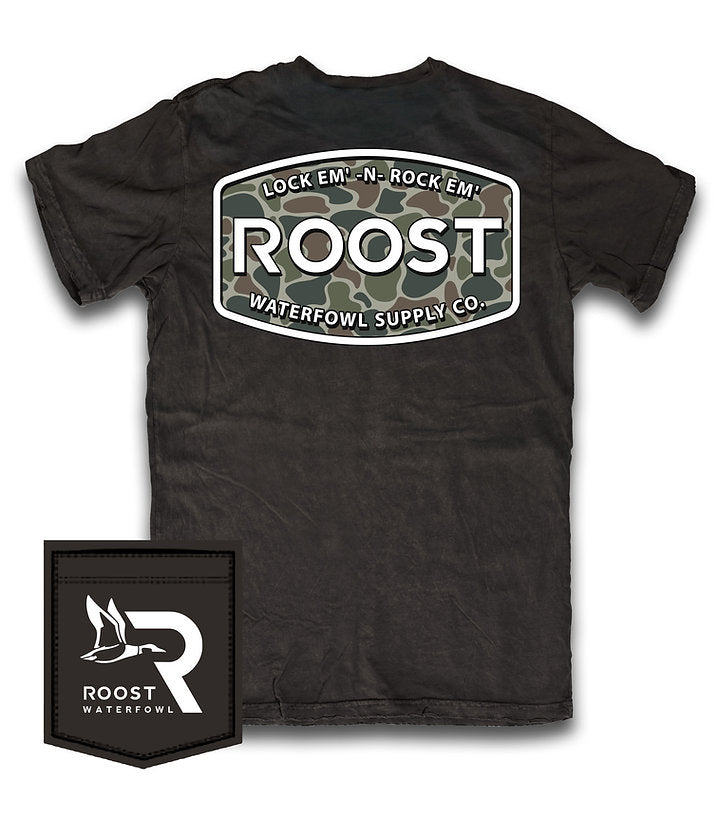 Roost Camo Logo Tee