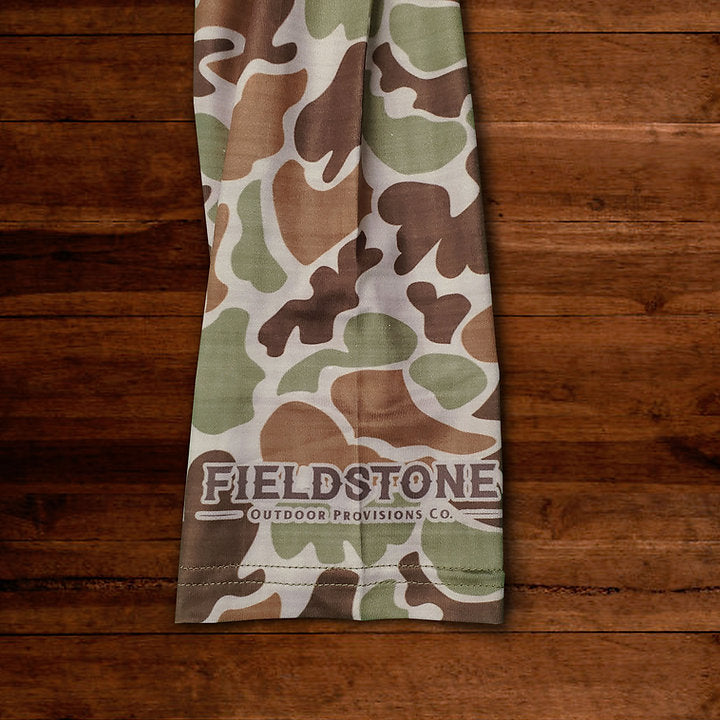 Fieldstone Dry-fit Pocketed L/S Camo Tee